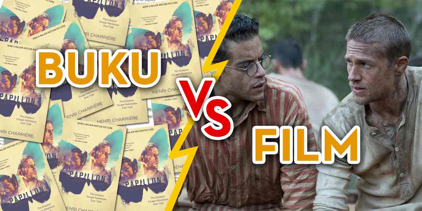 Papillon: Buku Vs Film