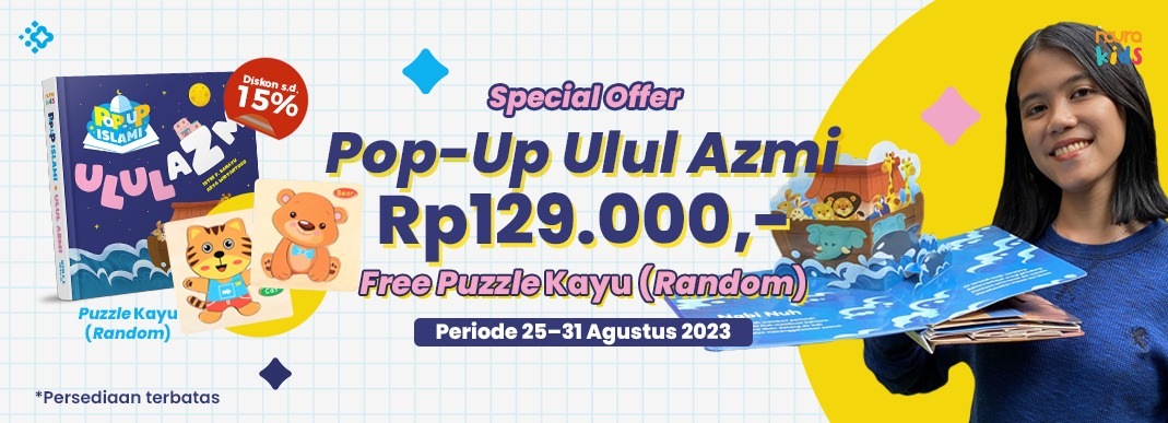 Buku ini Mengenalkan Ulul Azmi dengan Fitur Pop-Up dan Kalimat Berima!