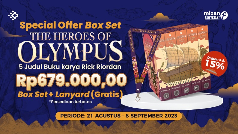 Special Offer Box Set The Heroes of Olympus Resmi DIBUKA!