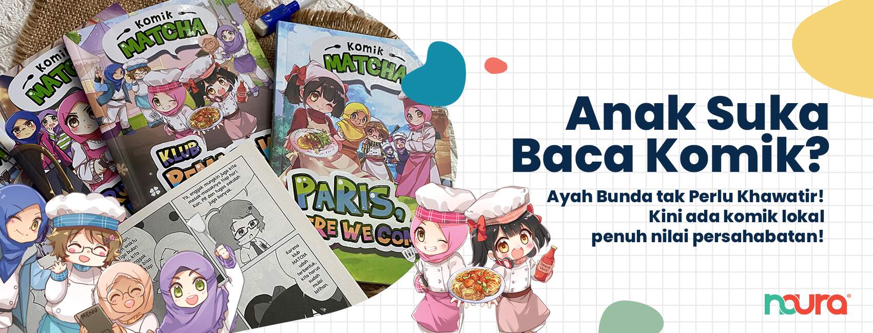 Anak Suka Baca Komik? Jangan Khawatir! Ada Seri Komik Matcha yang Seru dan Penuh Nilai Persahabatan
