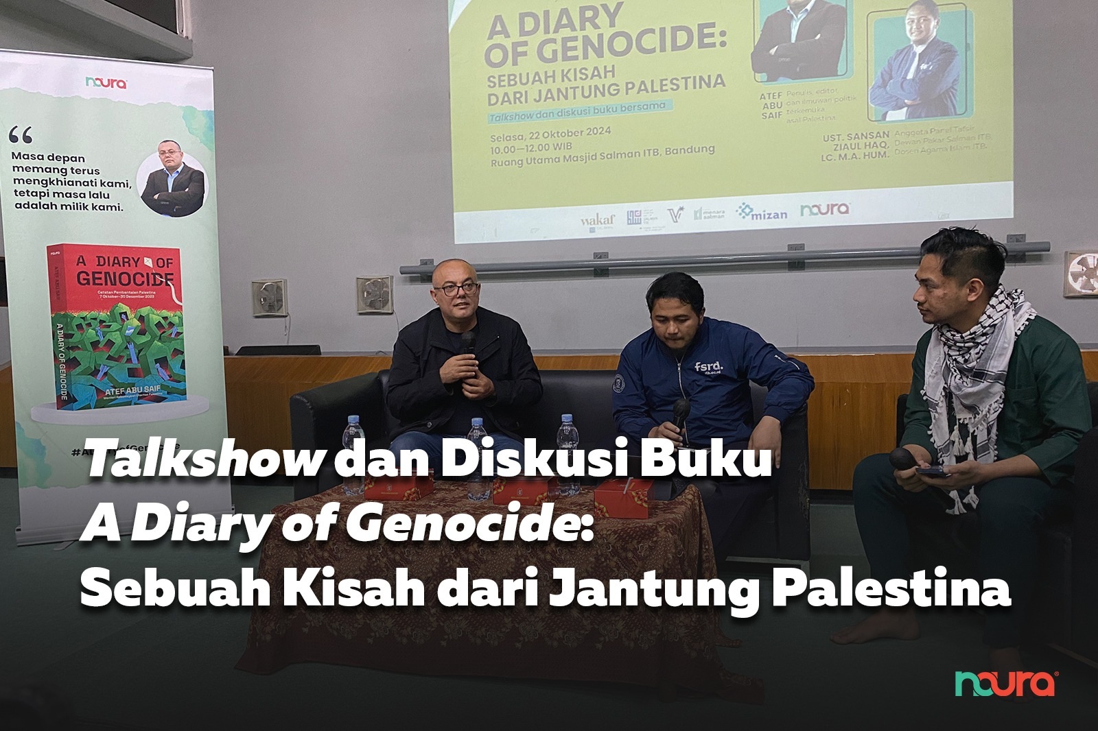 Talkshow dan Diskusi Buku A Diary of Genocide: Sebuah Kisah Dari Jantung Palestina