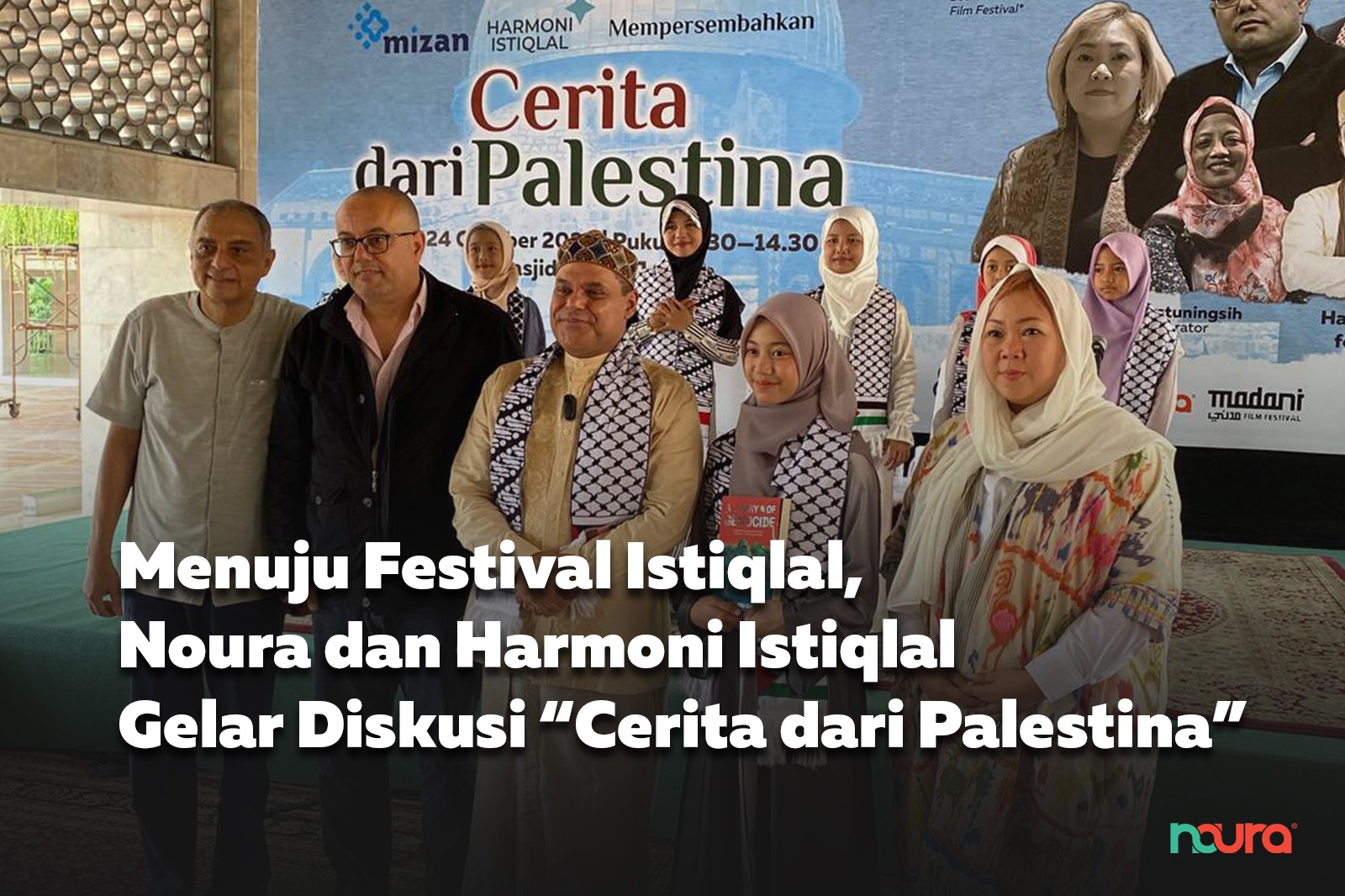 Menuju Festival Istiqlal, Noura dan Harmoni Istiqlal Gelar Diskusi Cerita dari Palestina
