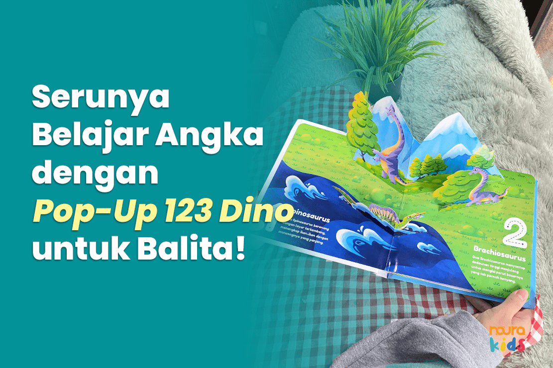 Serunya Belajar Angka dengan Pop-Up 123 Dino untuk Balita!