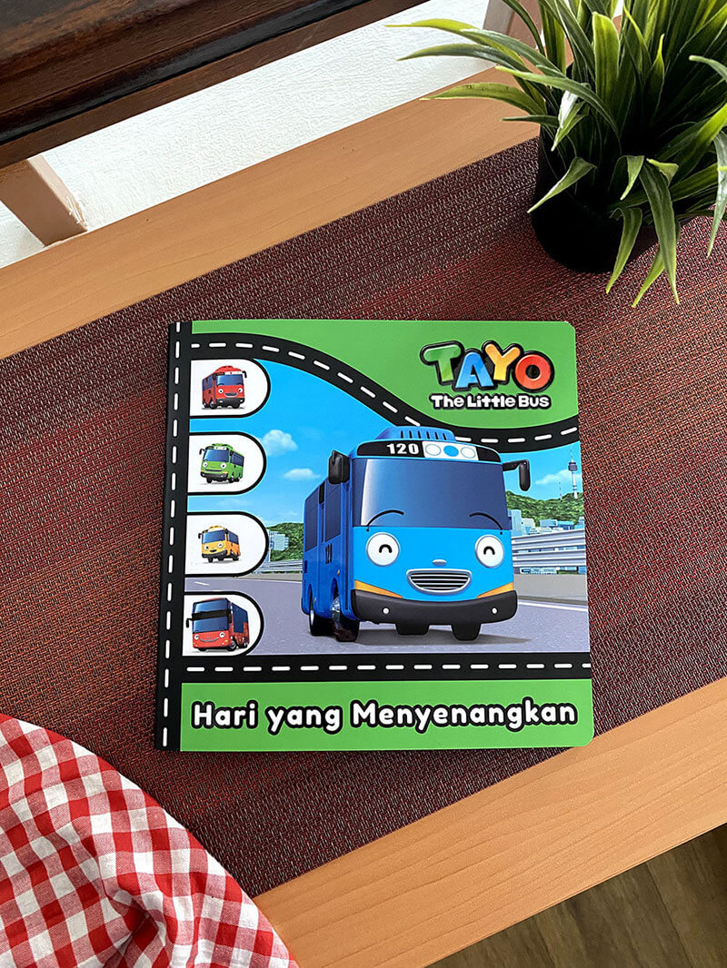 buku anak Tayo hari pertama jadi bus kota