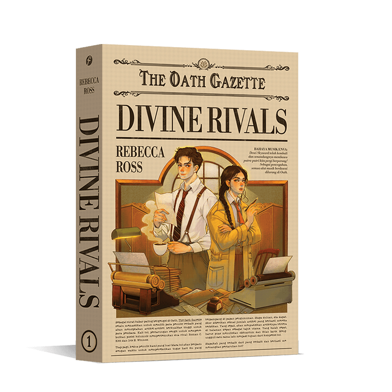 Sampul Divine Rivals edisi Indonesia Noura Books